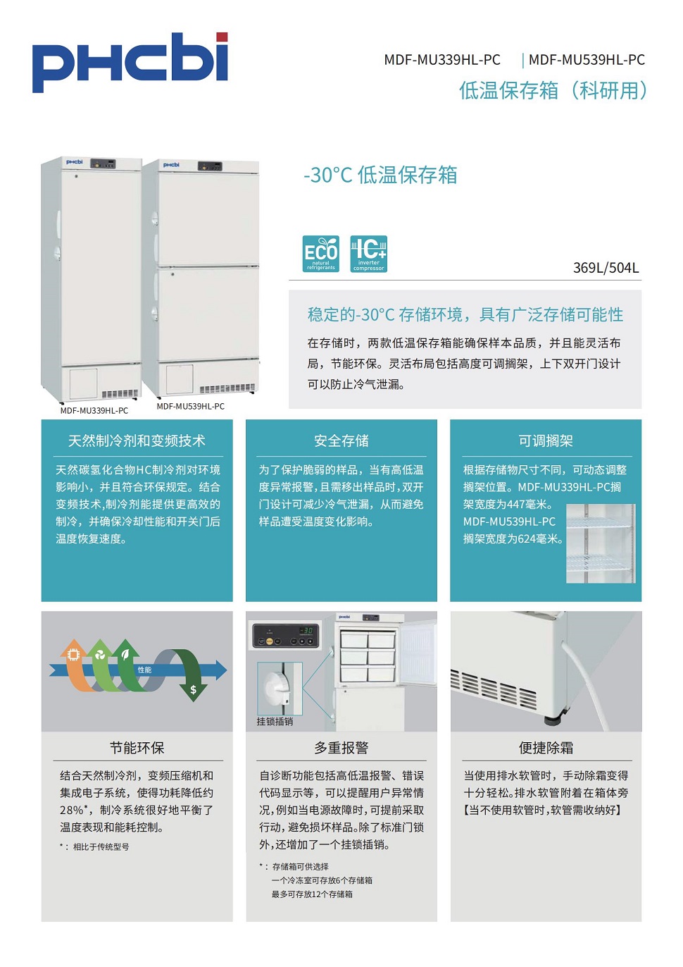 MDF-MU339HL_539HL低溫冰箱
